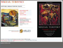 Tablet Screenshot of mikhail-turovsky-exposition.com
